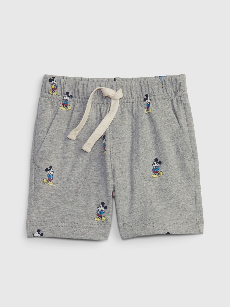 Shorts with Disney Baby Mickey Mouse print and drawstring_0