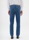 Blue denim jeans in cotton blend slim fit_2