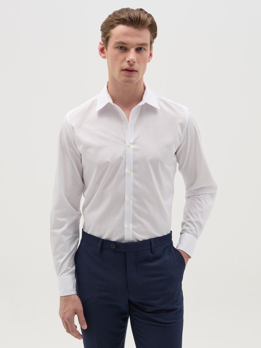 Slim-fit easy-iron shirt_0