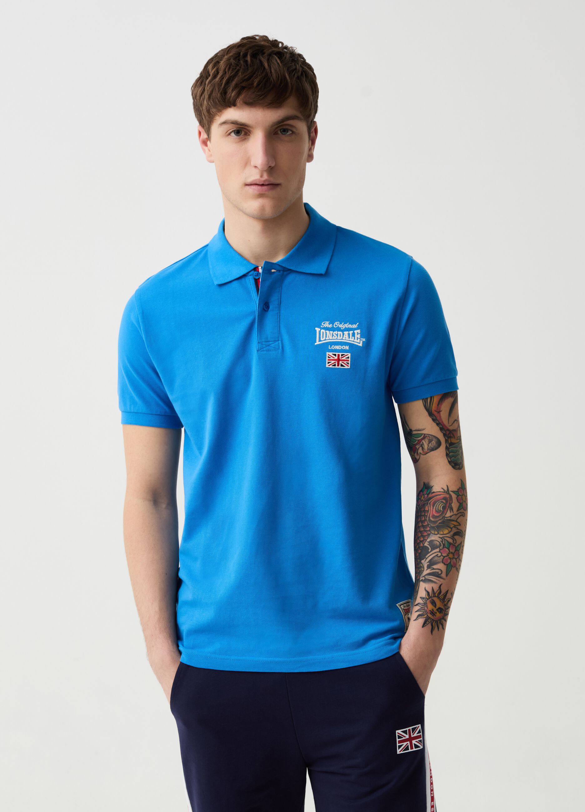 Ovs Polo in piquet con ricamo logo