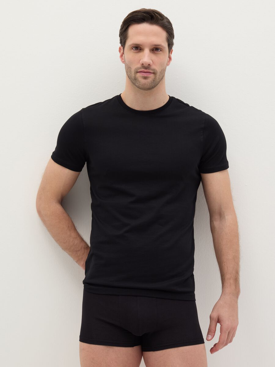 Two-pack undershirts with round neck_1