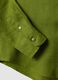 Green Pure Linen Regular Fit Shirt_5