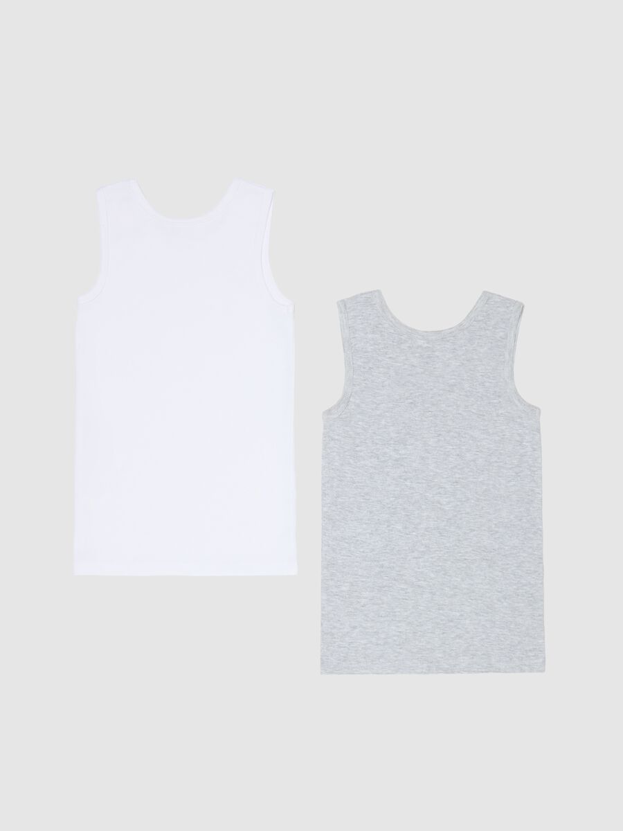 Two-pack racer back vests with round neck_1