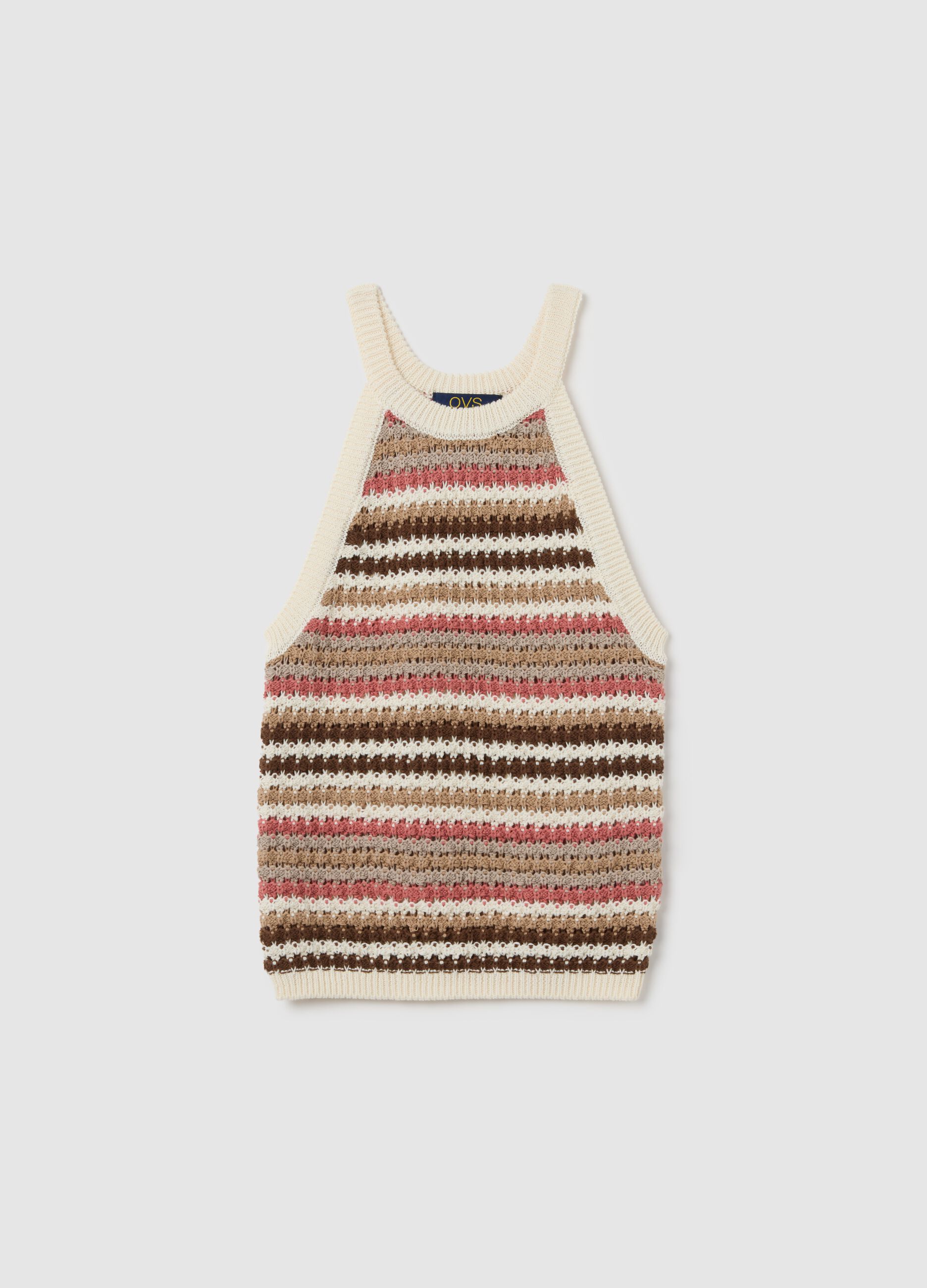 OVS Multicolor Stripe Knit Top