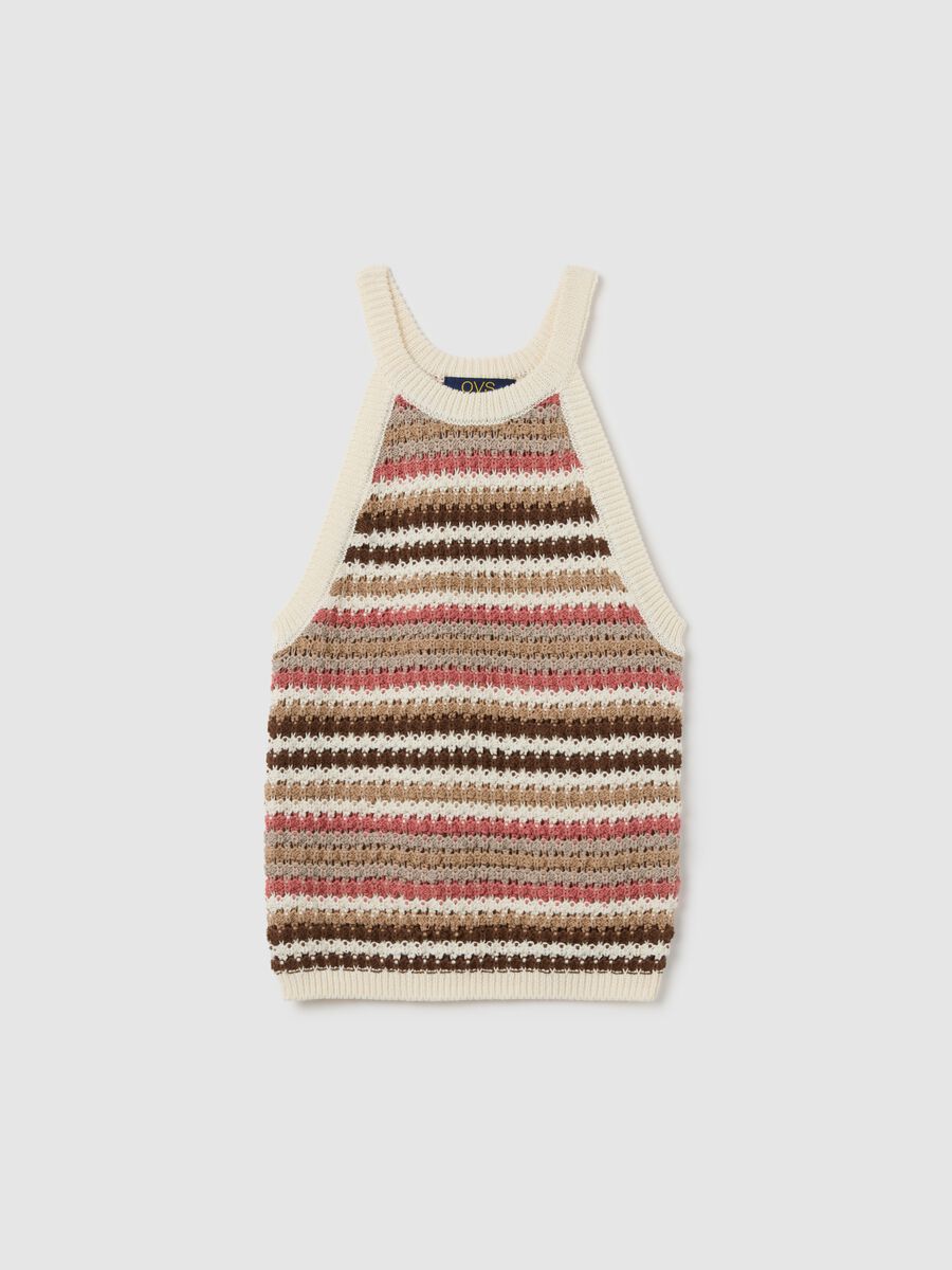 OVS Multicolor Stripe Knit Top_4