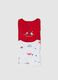 Newborn Multicolour Cotton Bodysuit Twin Pack with Christmas Prints_3