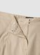 Beige stretch cotton palazzo trousers_5