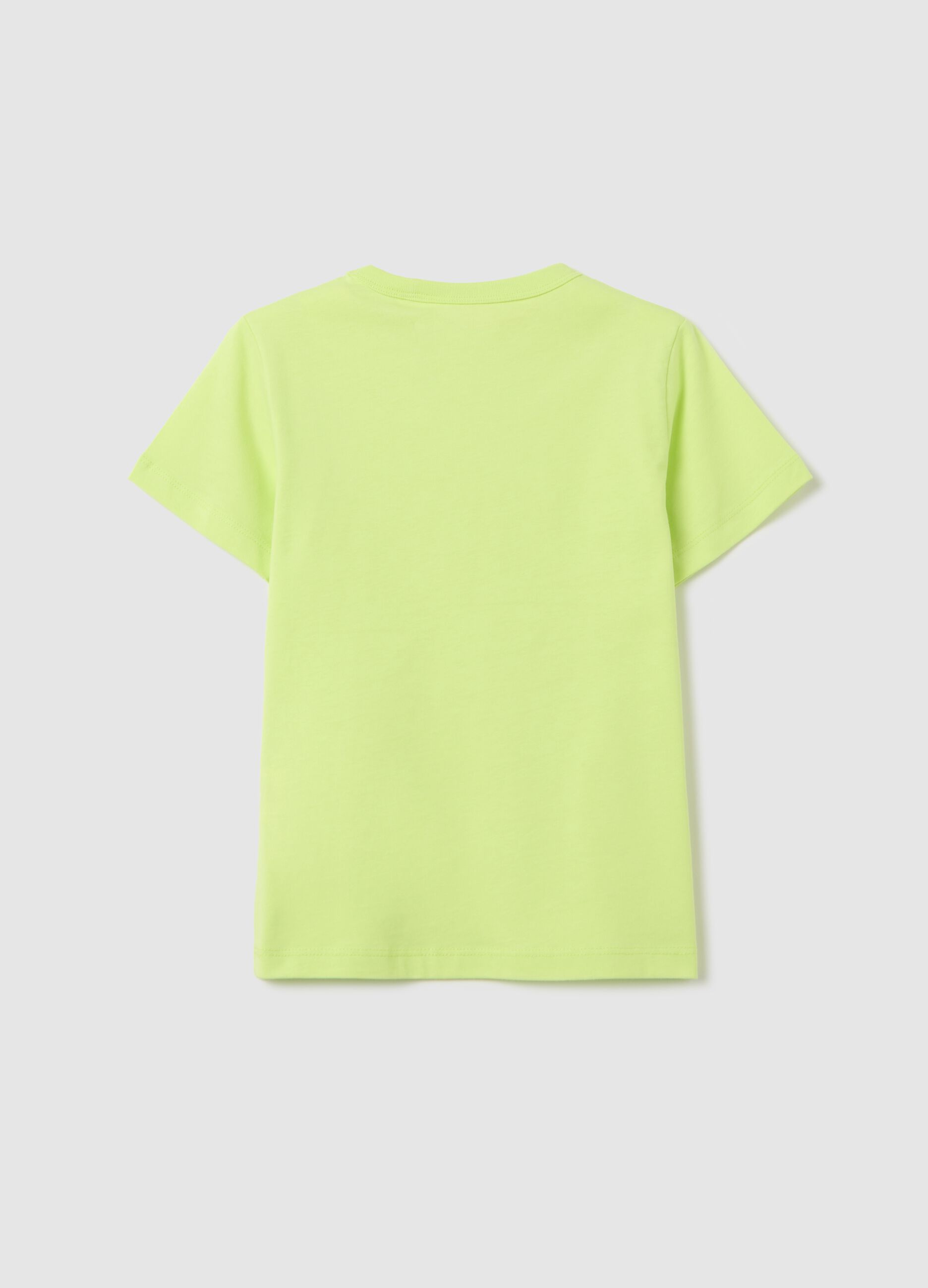 Organic cotton T-shirt with round neck