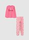 Fleece pyjamas with "Love" print_0