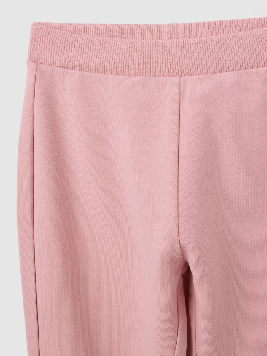 Pink Stretch Pants for Girls_2