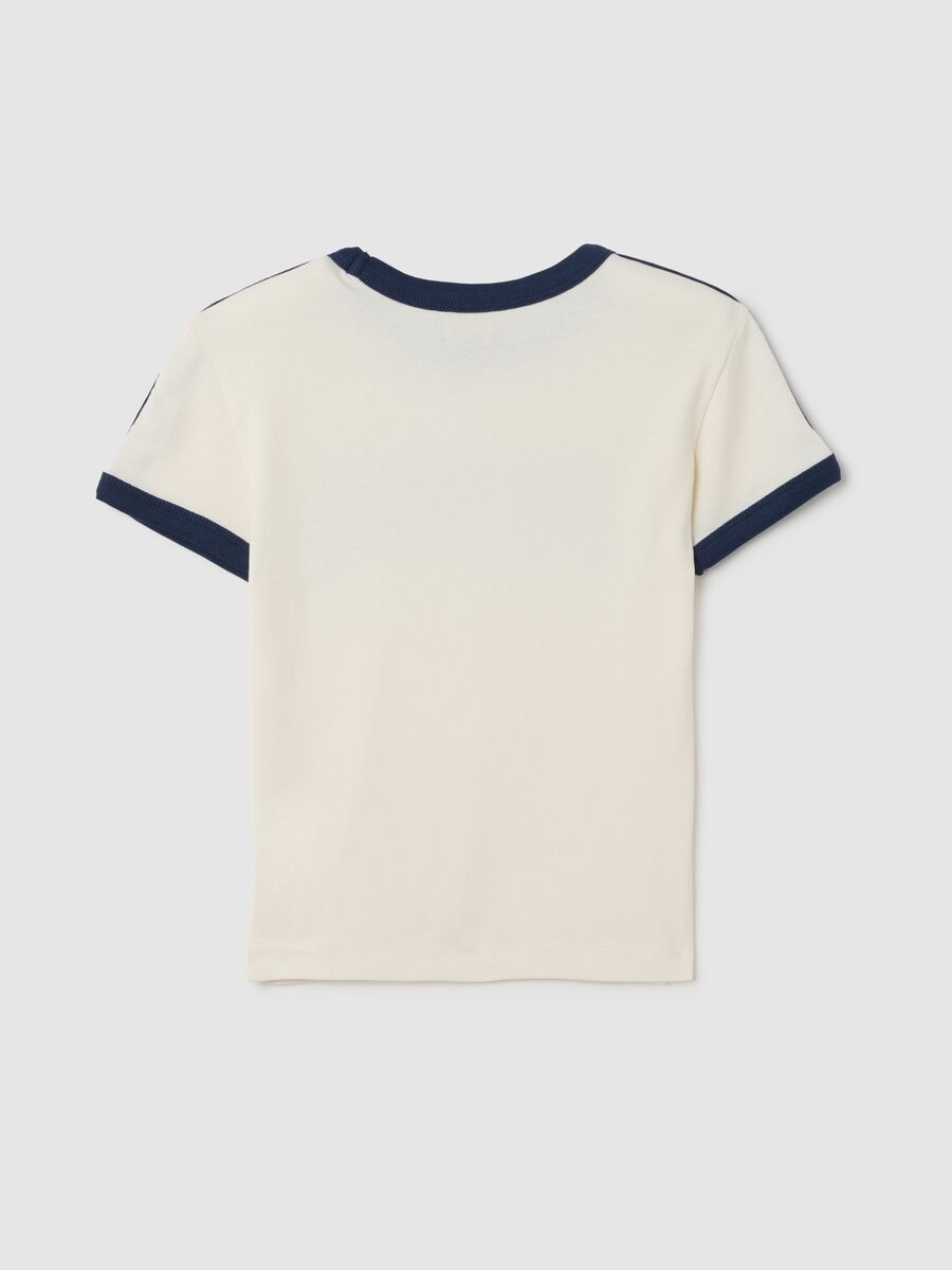 Girls' Multicolour Pure Cotton Fitted T-Shirt_4