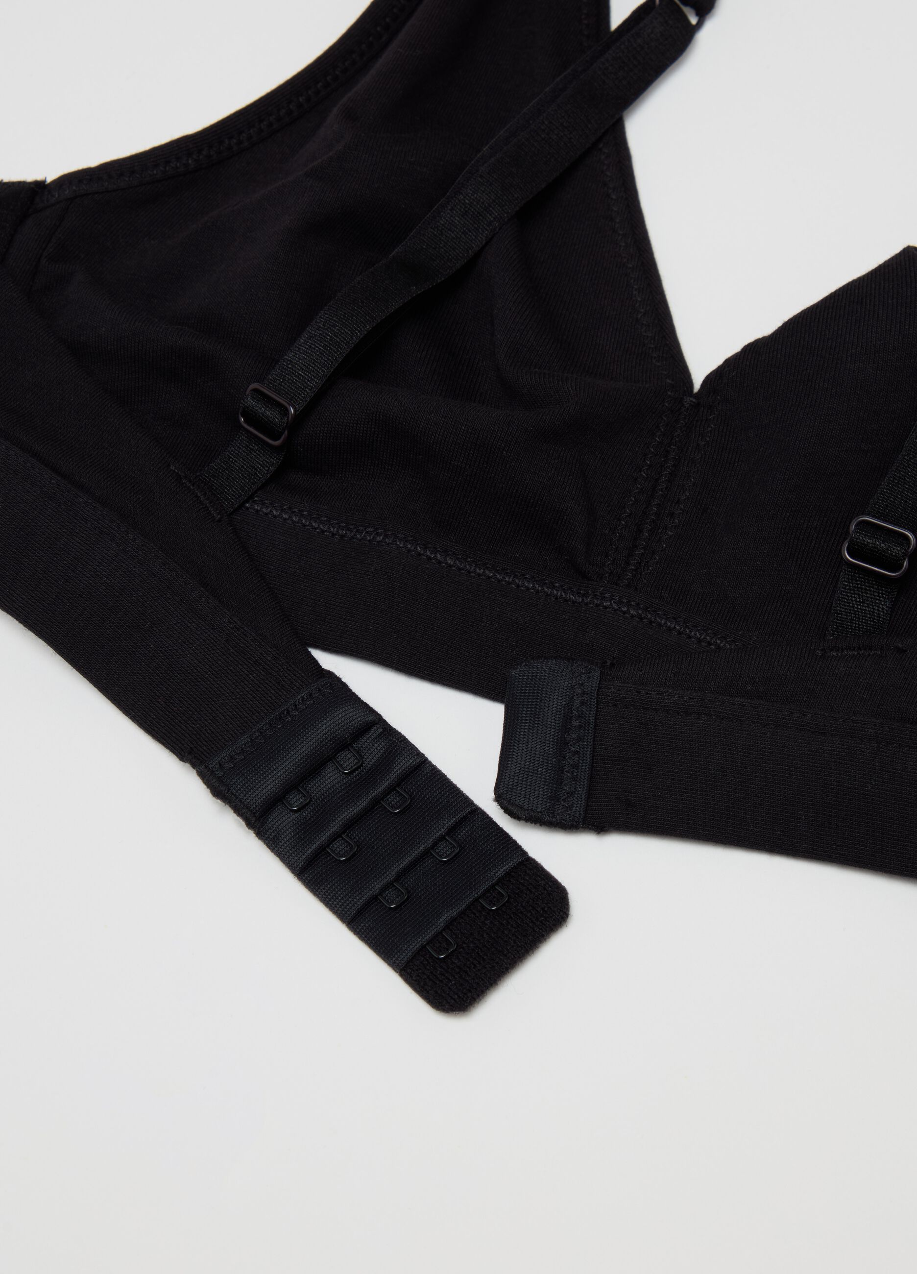 Bipack reggiseni a triangolo in cotone bio stretch