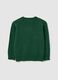 Children's green cotton jumper regular fit_1