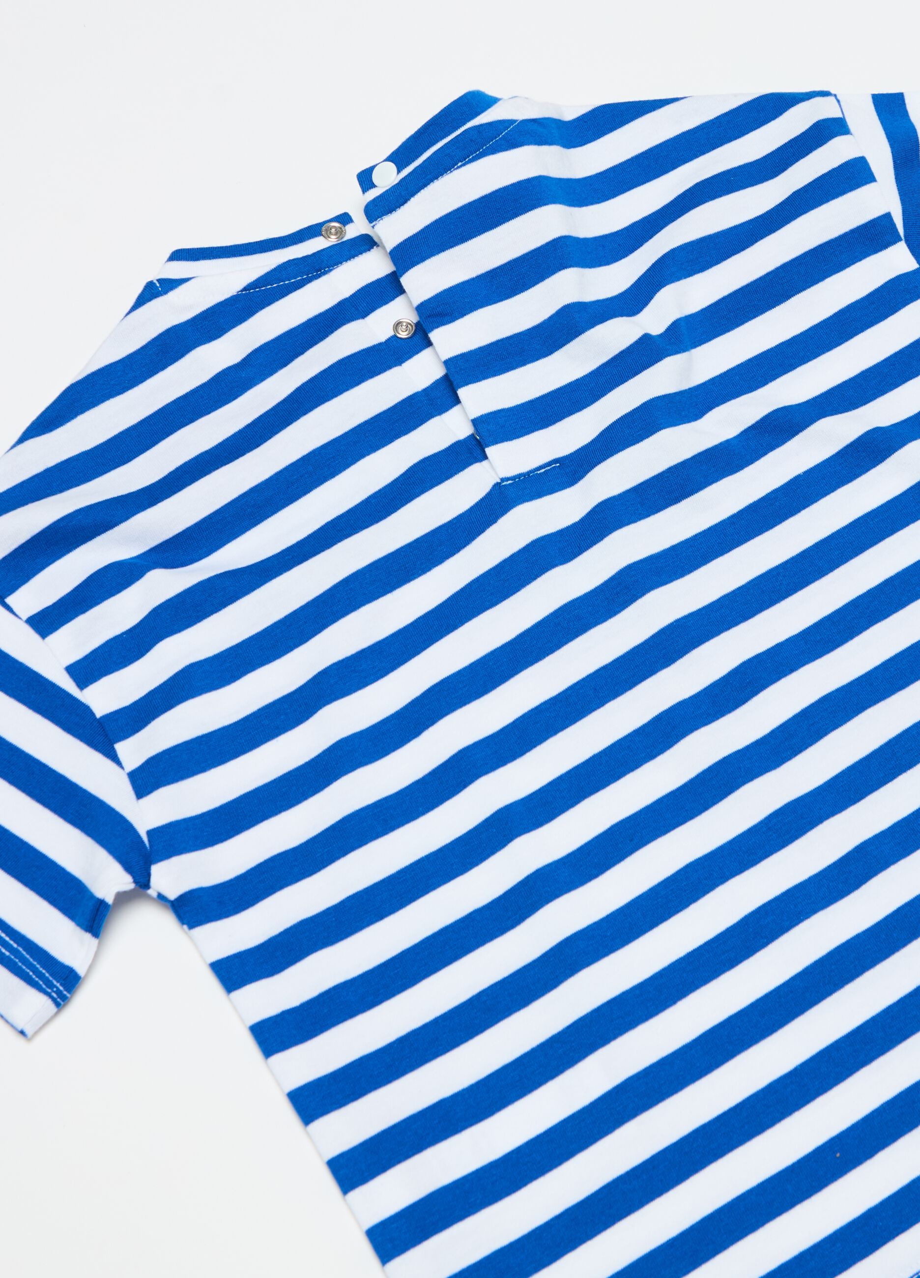 Cotton T-shirt with Donald Duck 90 print