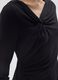 Black long-sleeved stretch viscose T-shirt_3