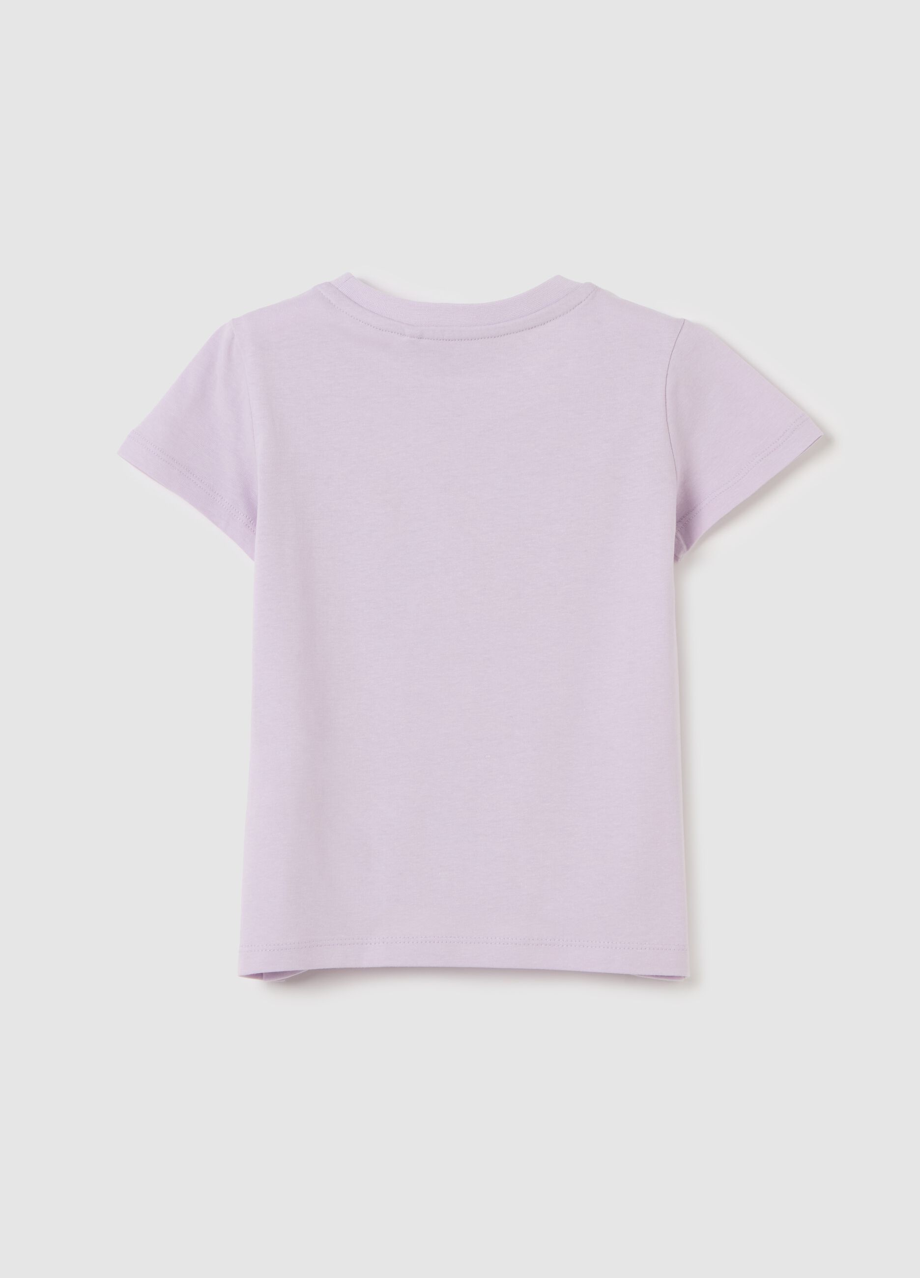 Cotton T-shirt with print