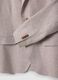 Slim Fit Beige Pure Linen Blazer_5