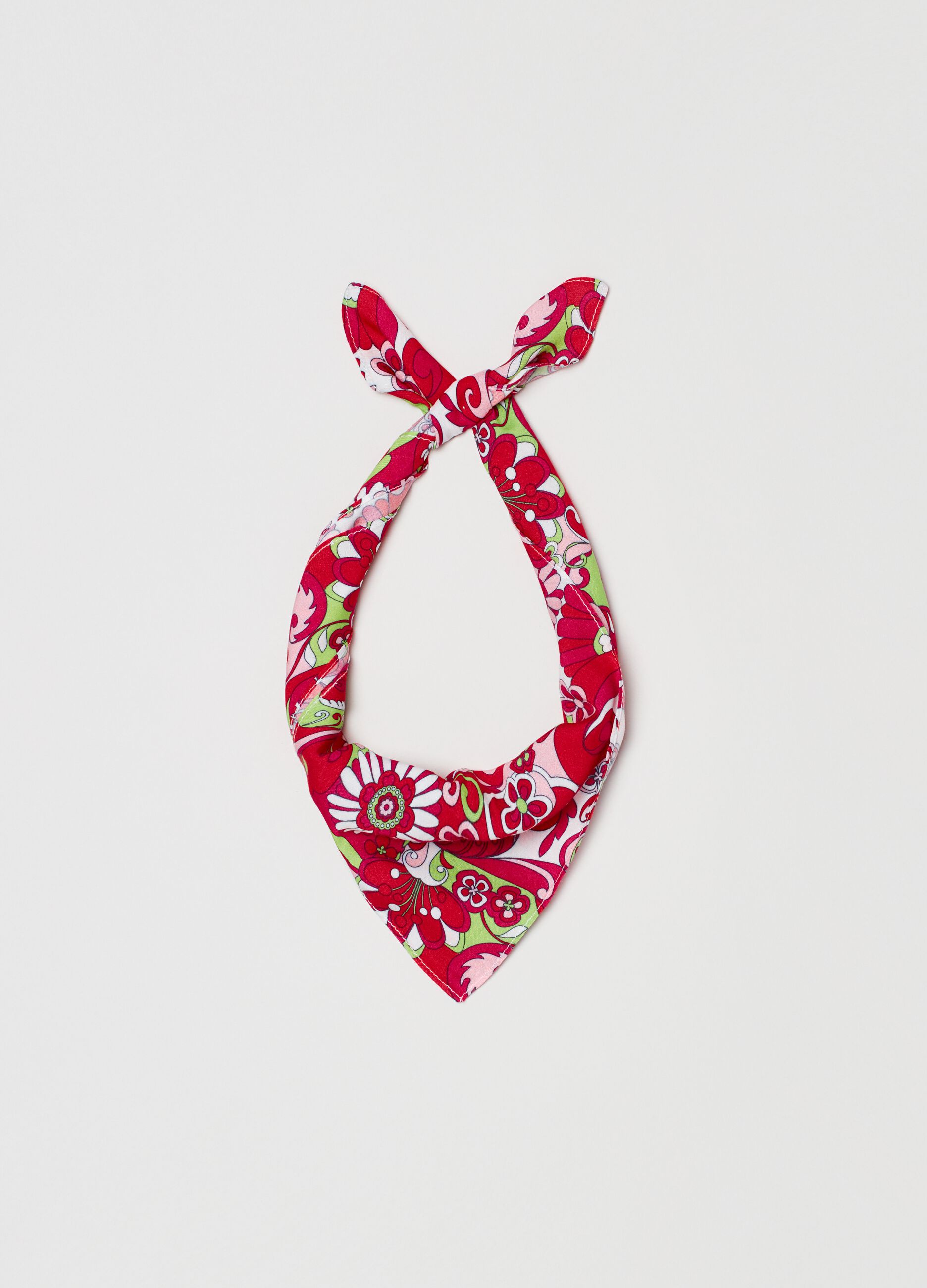 Bandana con fantasia floreale_0