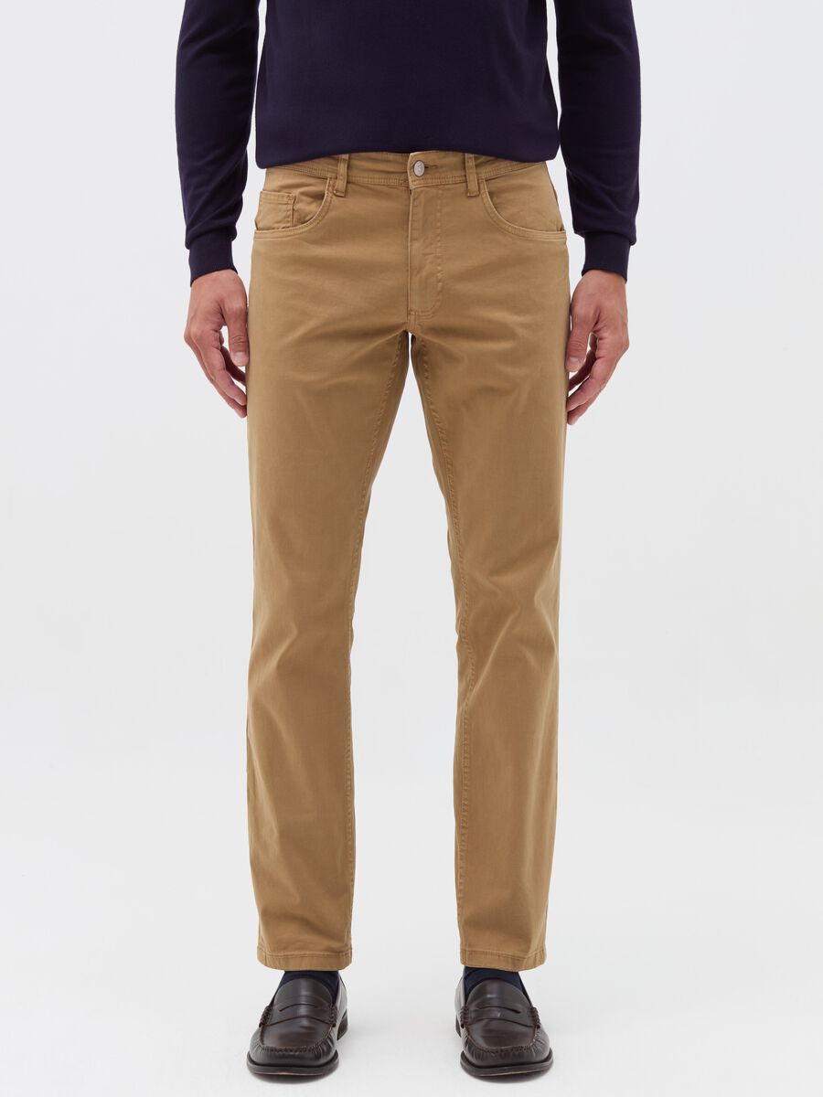 Regular-fit trousers with five pockets_1