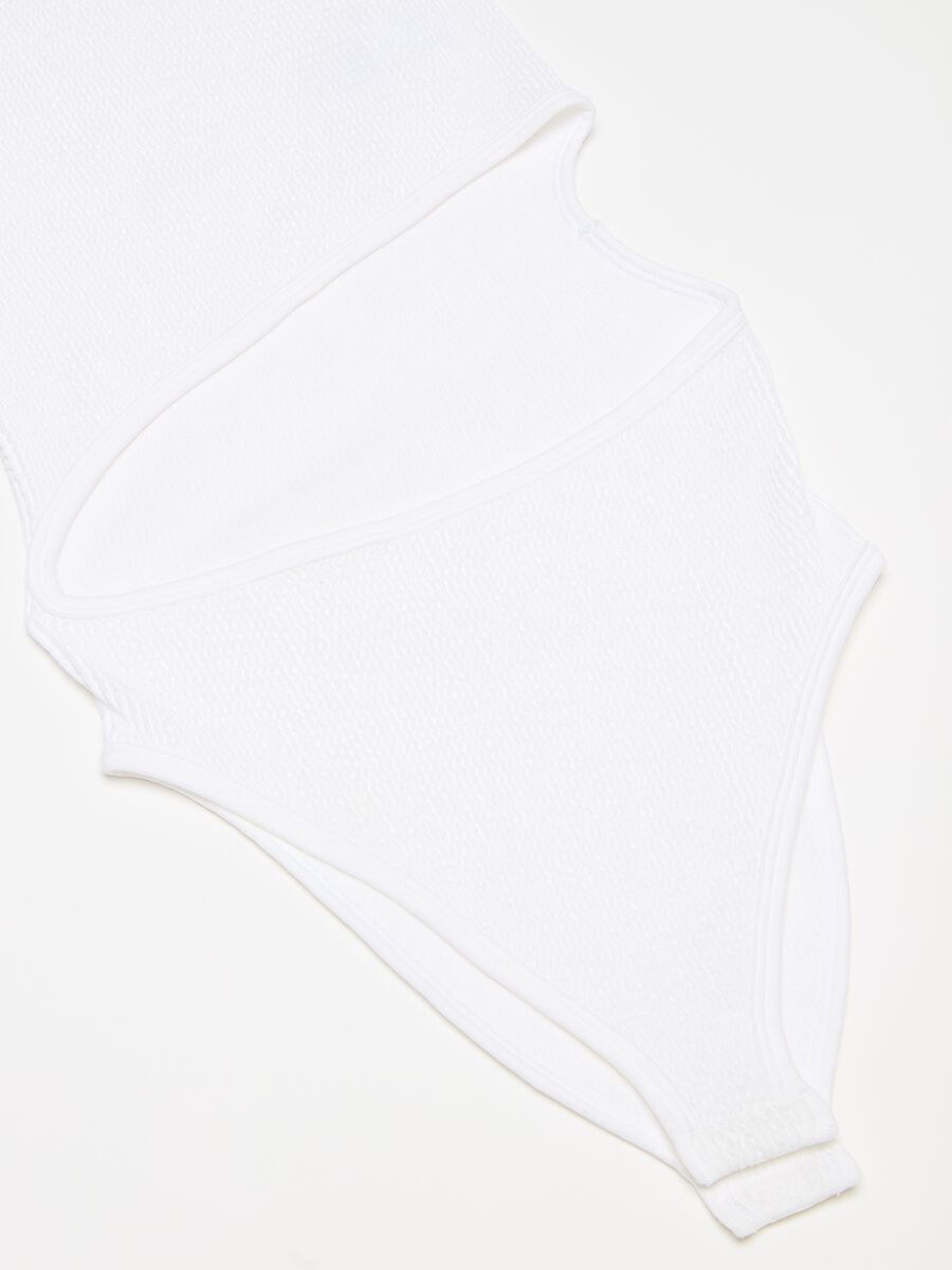 Cut Out Bodysuit White_8