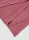 Pink cable-knit viscose-blend scarf_2