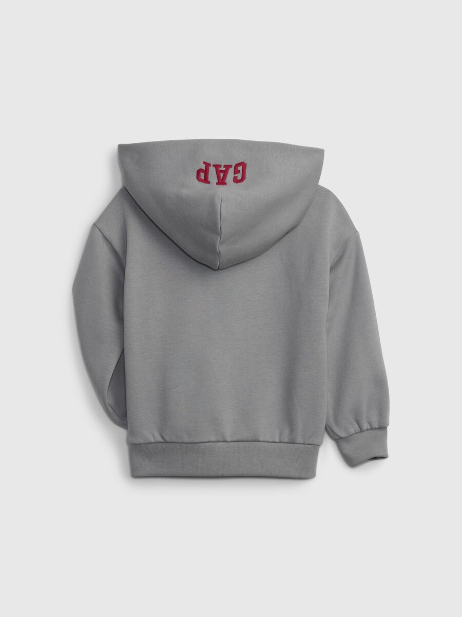 Sweatshirt with Disney Mickey Mouse print and logo embroidery_1