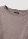 Maglia grigia in pura lana con scollo a barchetta_5