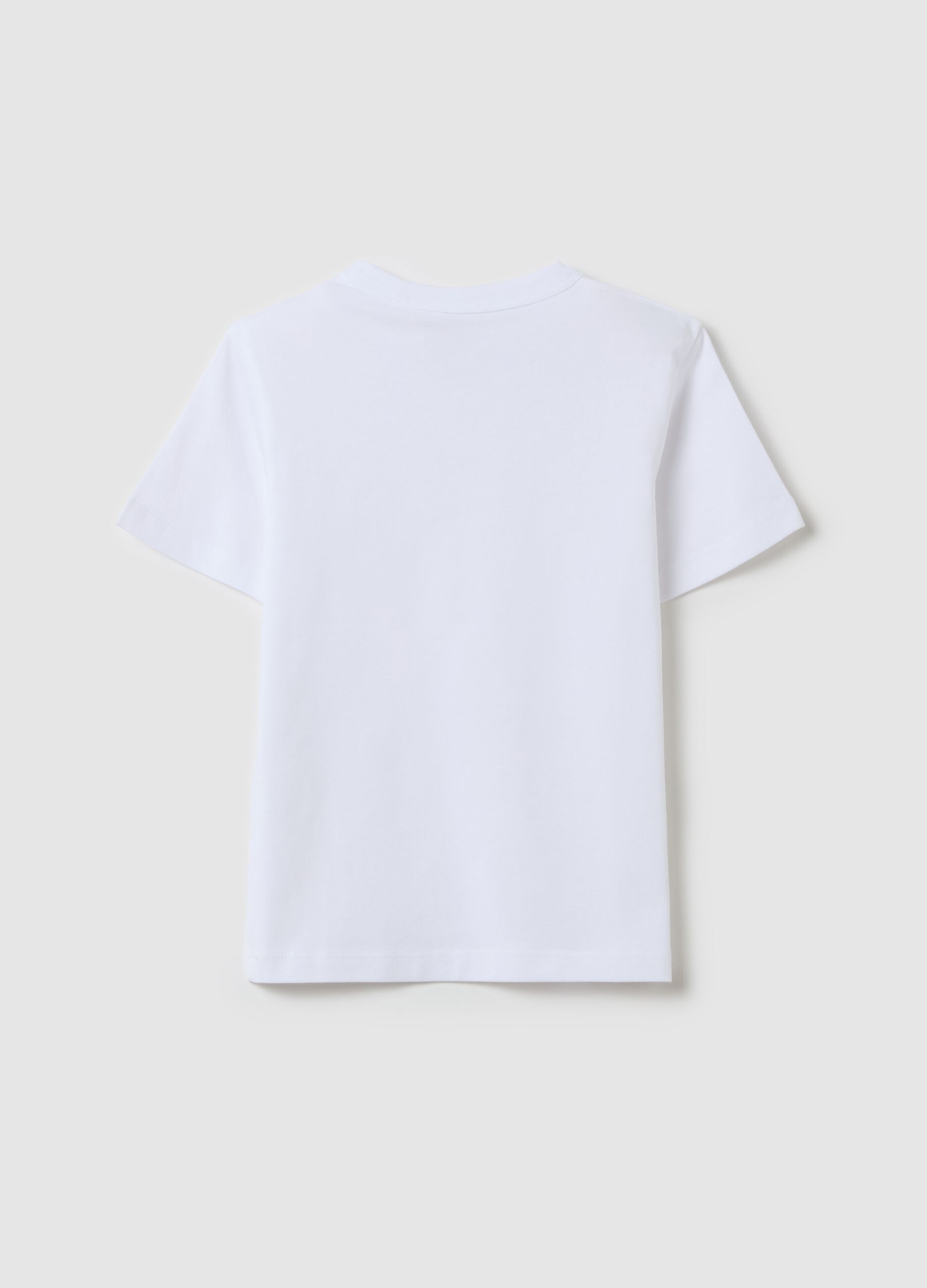 T-shirt in cotone bio tinta unita