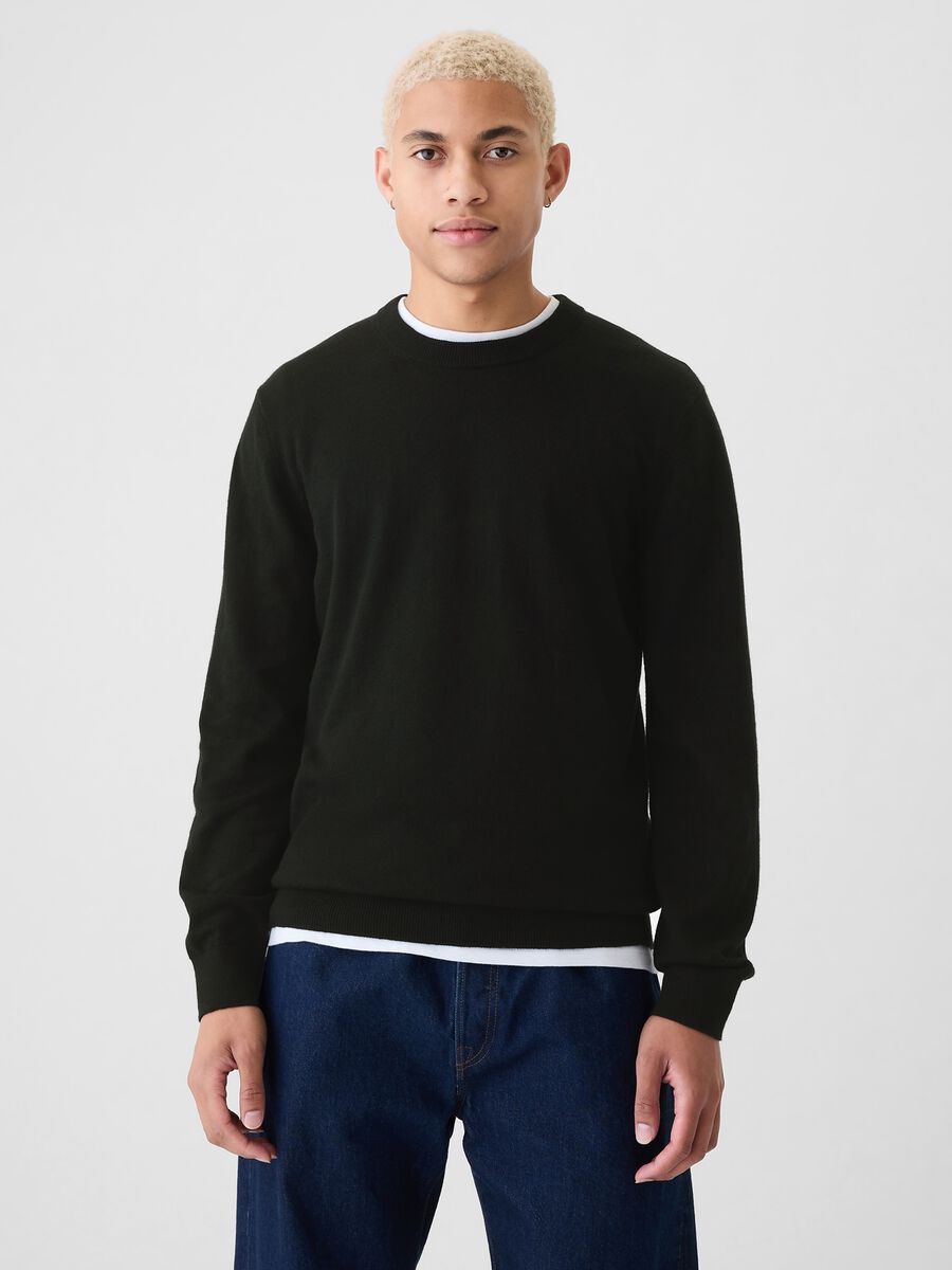 Round neck pullover_0