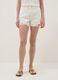 White pure cotton shorts_2