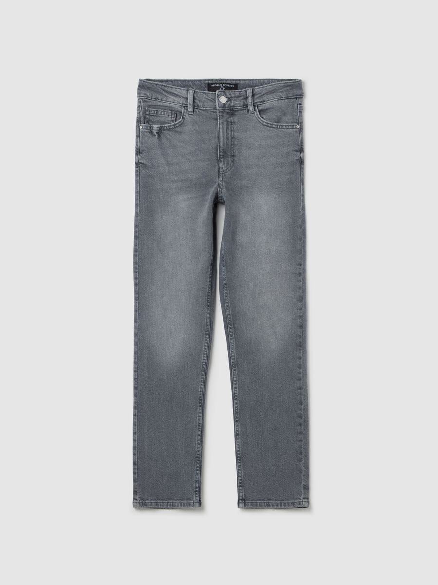 Slim-fit cropped jeans_4