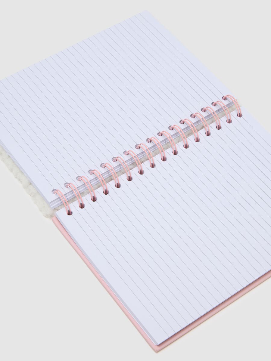 Grey Paper Notebook with Teddy Bear_2