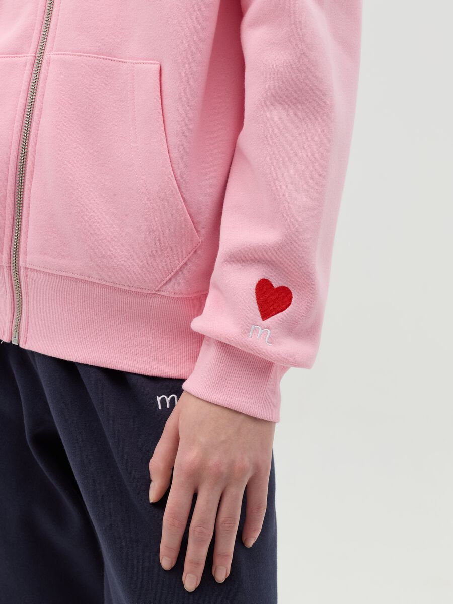 Hooded sweatshirt with zip closure_3