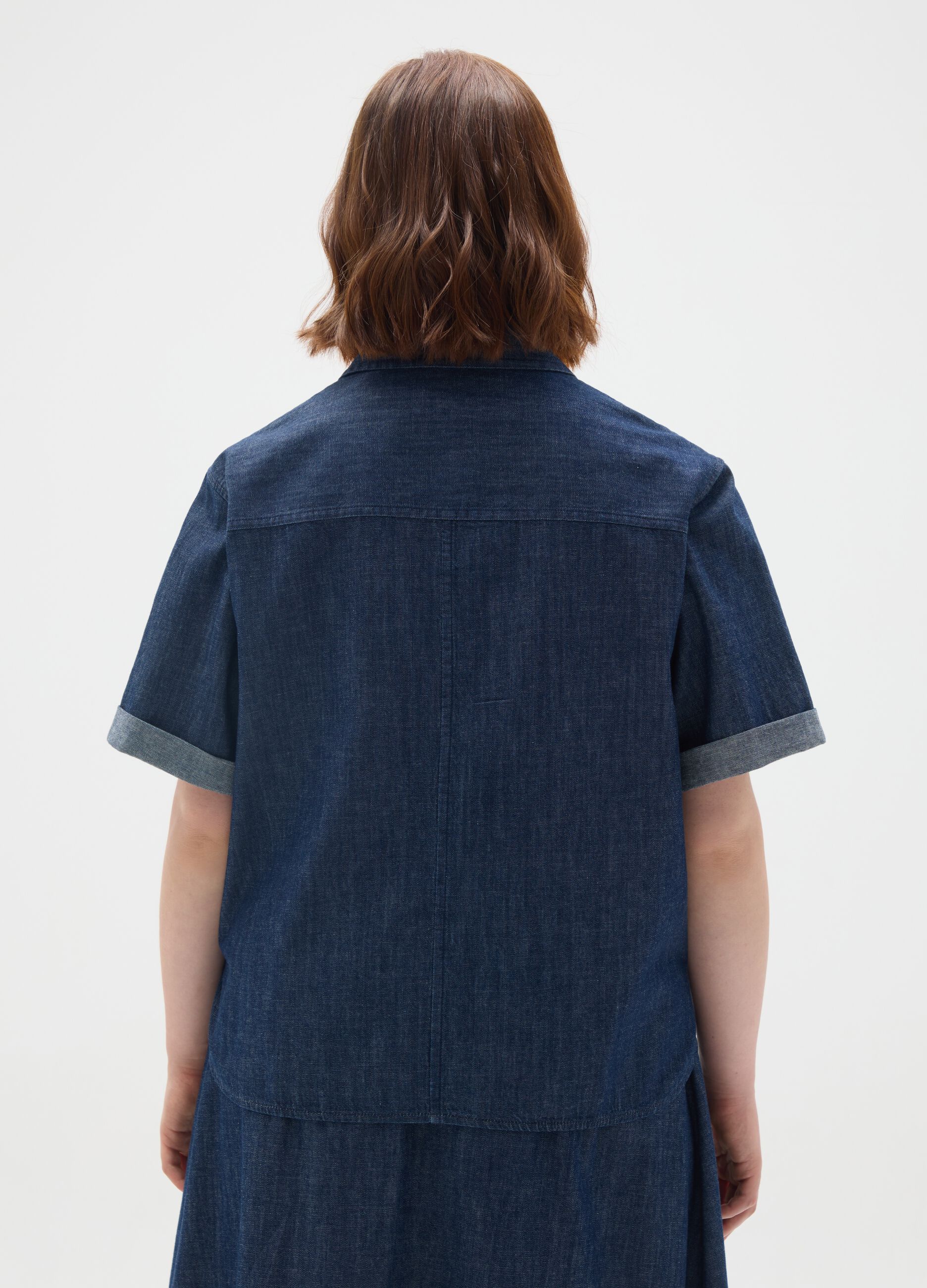 Pure Cotton Denim Shirt