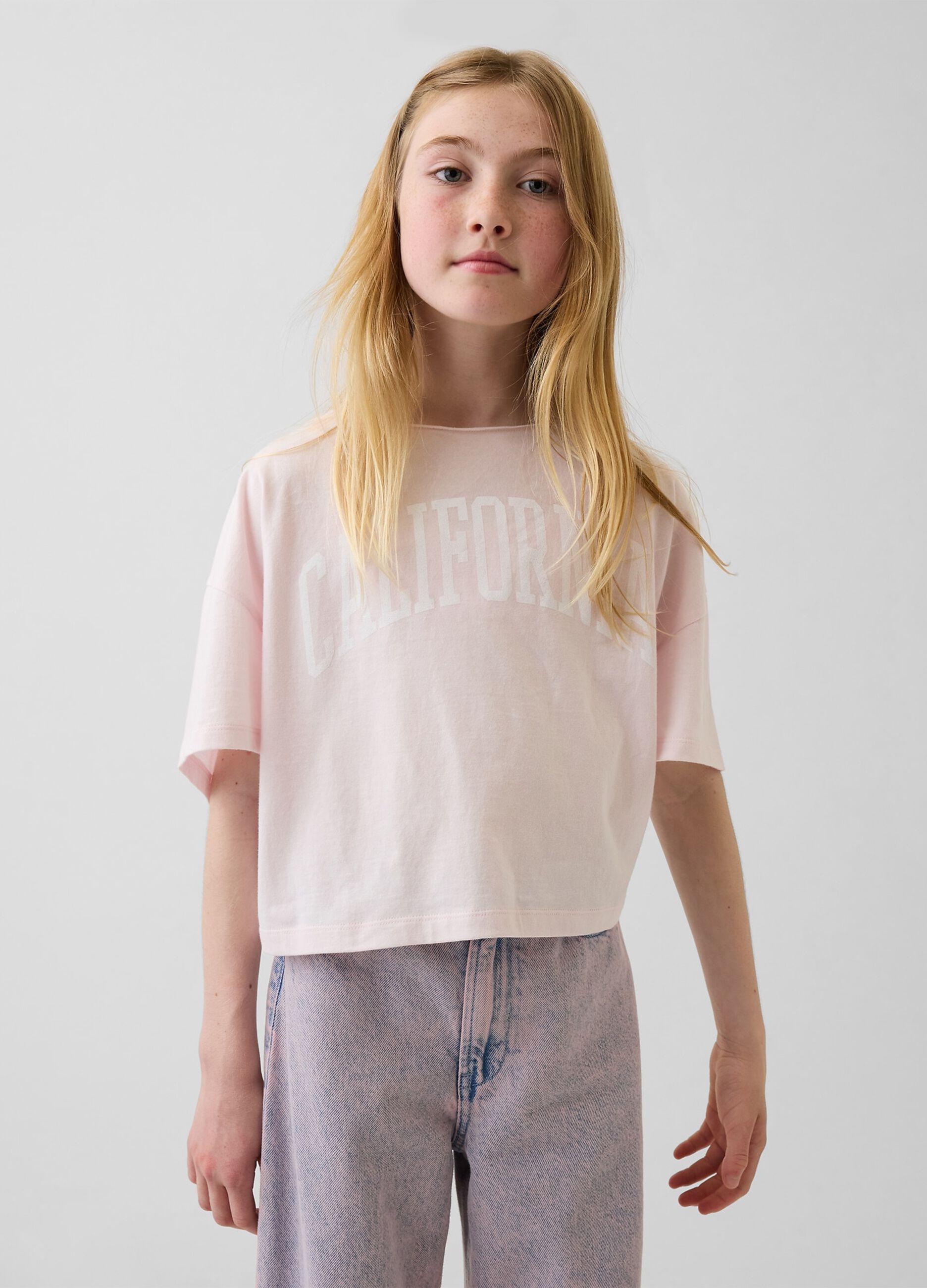 Pure cotton short-sleeve T-shirt