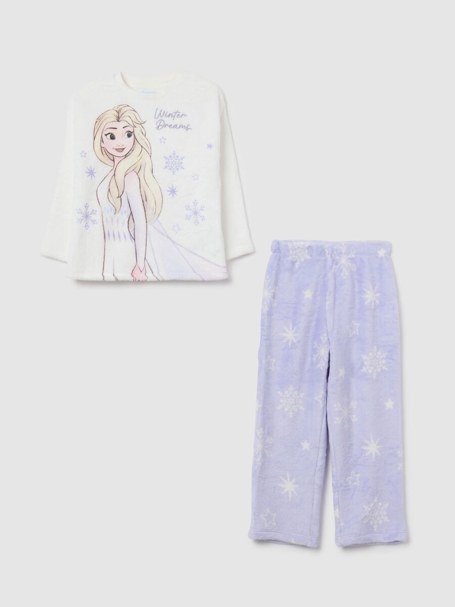 Multicolour regular fit Disney print girls' pyjama_0