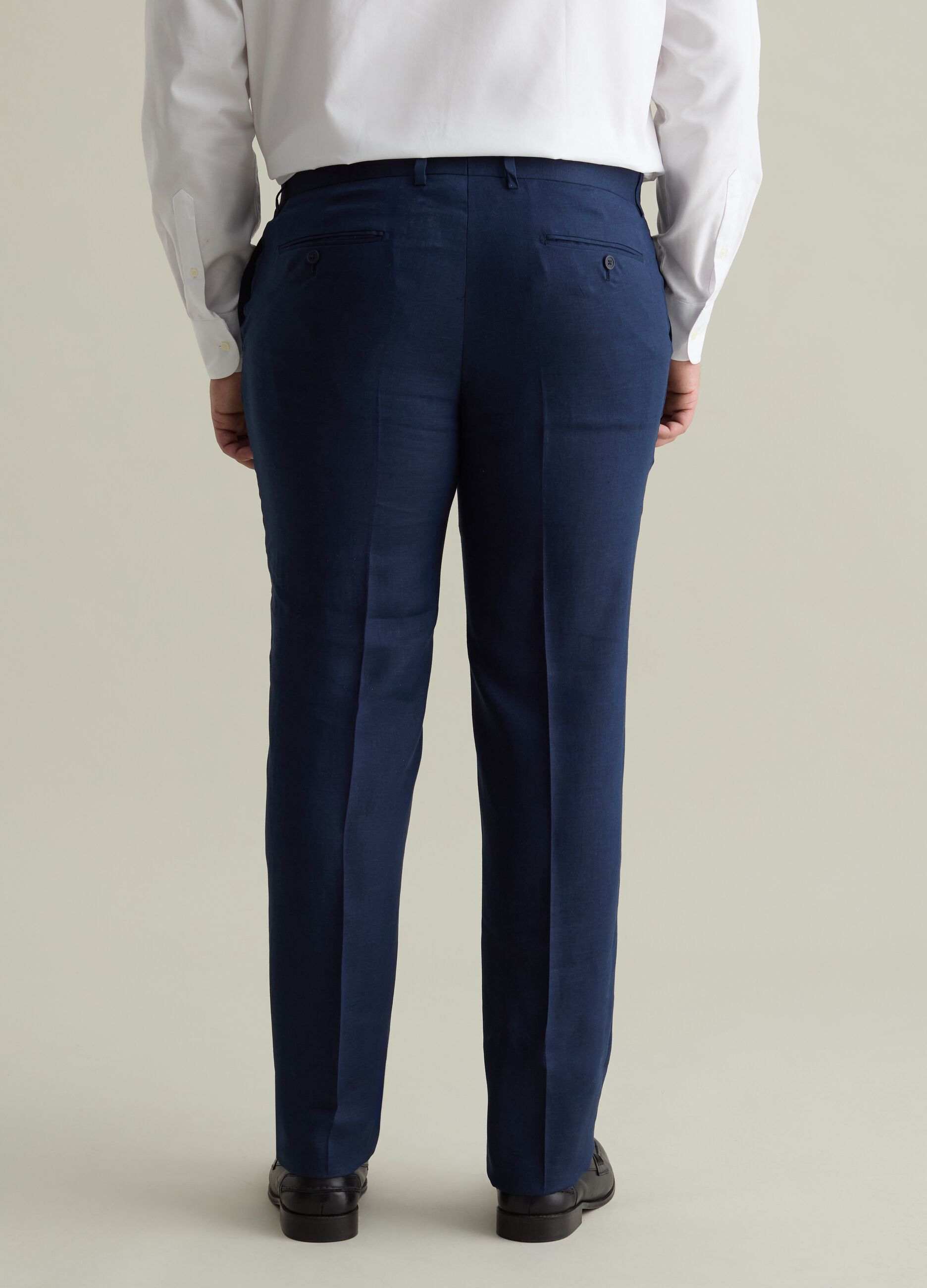 Pantalone chino oversize in lino Plus Size