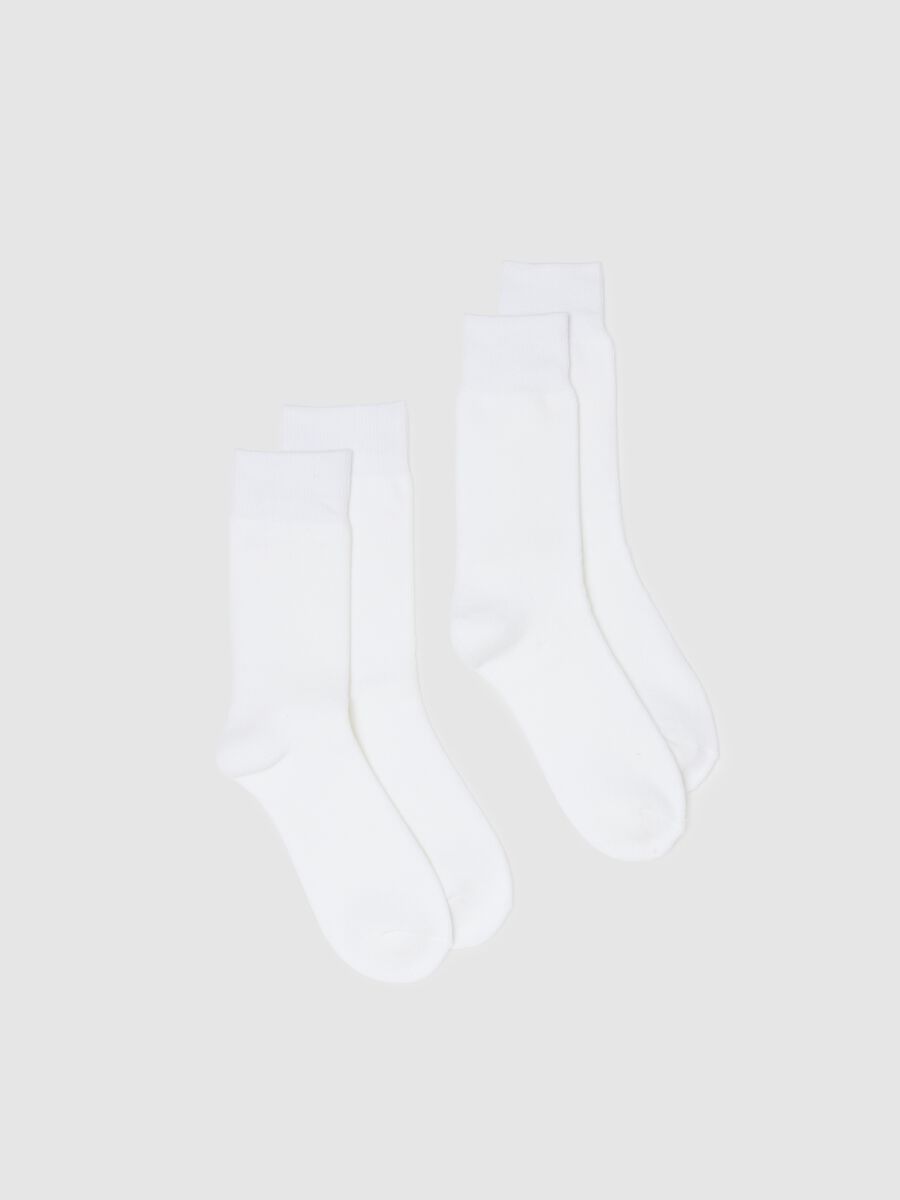 White Short Socks Twin Pack_0