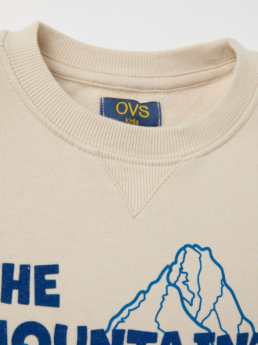 French terry sweatshirt with print_3