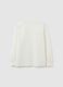 Boys' white long sleeve shirt in pure cotton regular fit_4