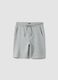 Boys' grey 100% cotton relaxed-fit shorts_3