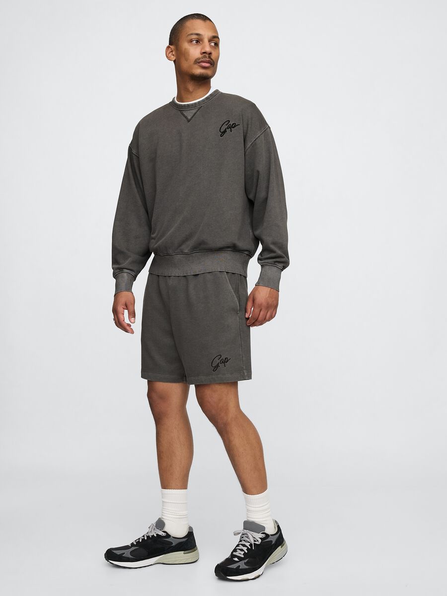Shorts grigi Gap in misto cotone_3