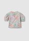 Girls' pure cotton multicolour regular fit shirt with pattern_4