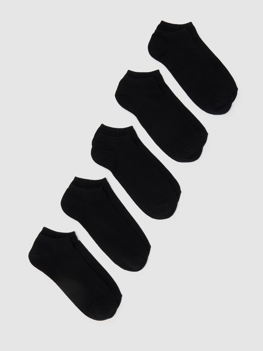 Men's Black Cotton Blend Sock Multipack_0