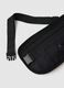Men's black mesh texture crossbody bag_2