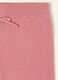 Pink pure cotton knit set with top and trousers_2