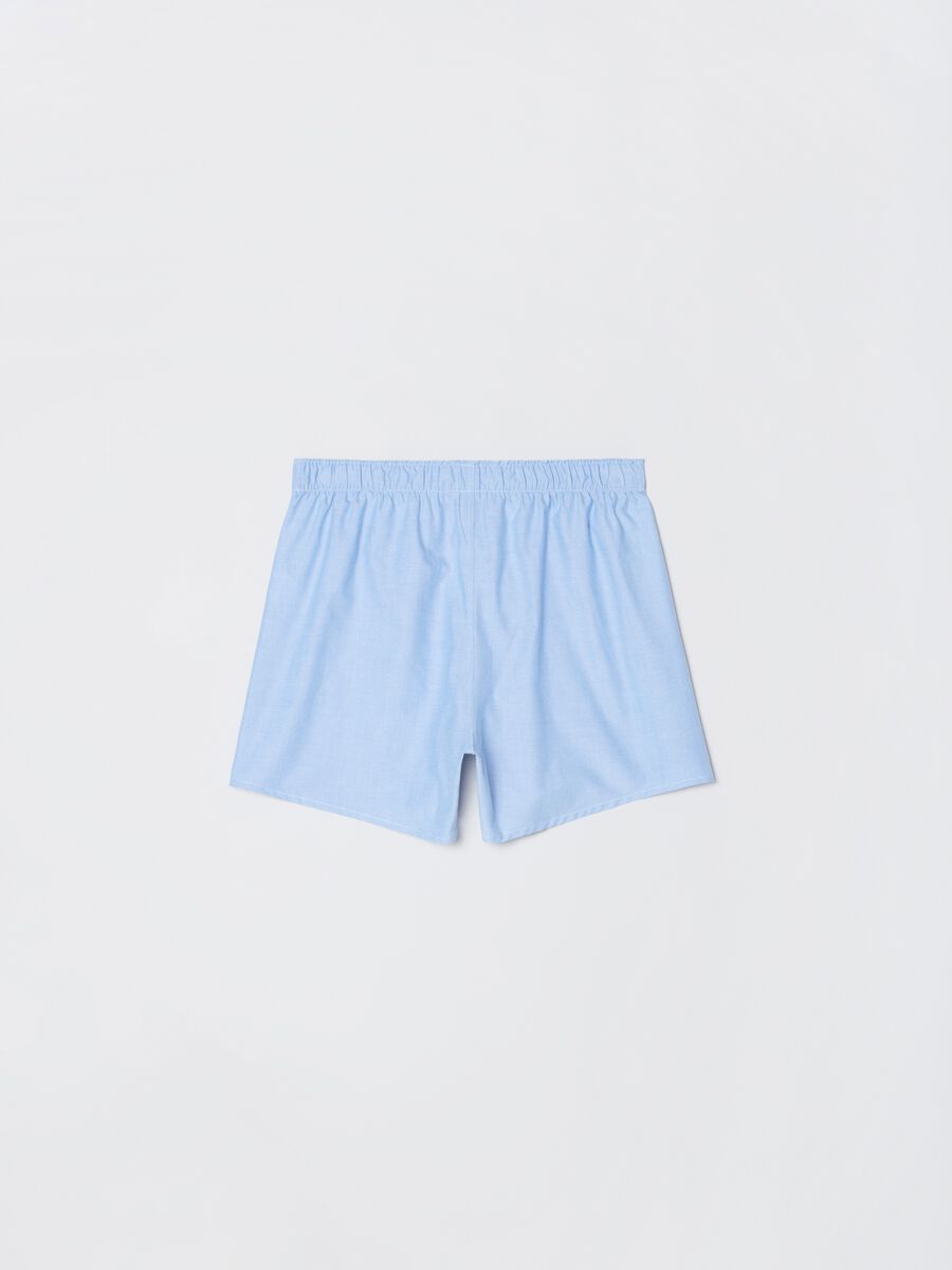 Woven cotton boxer shorts_1