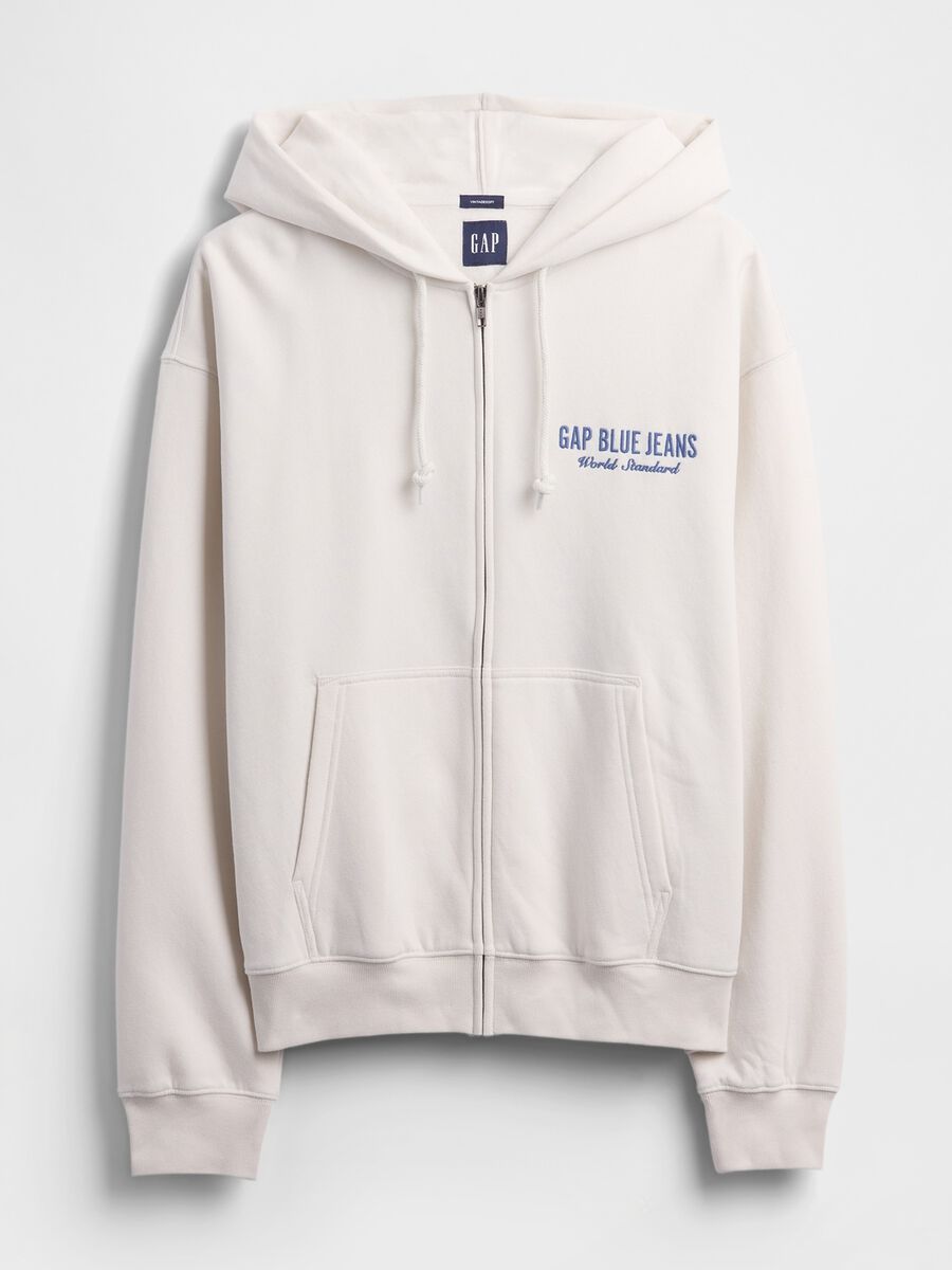 White zip-up hoodie_4