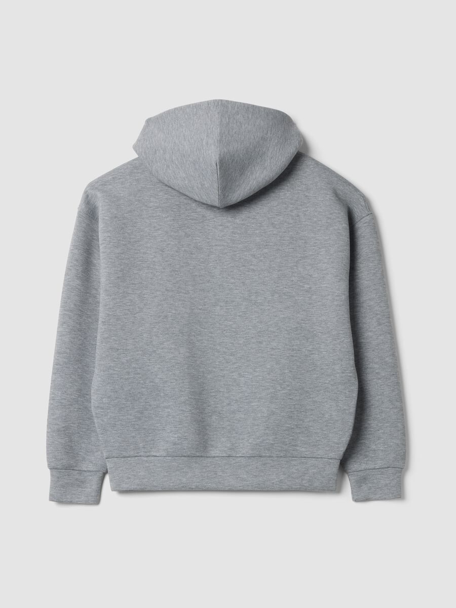 Felpa grigio melange in viscosa elasticizzata over fit_2