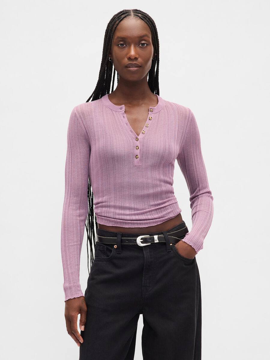 Maglione viola in misto acrilico_1